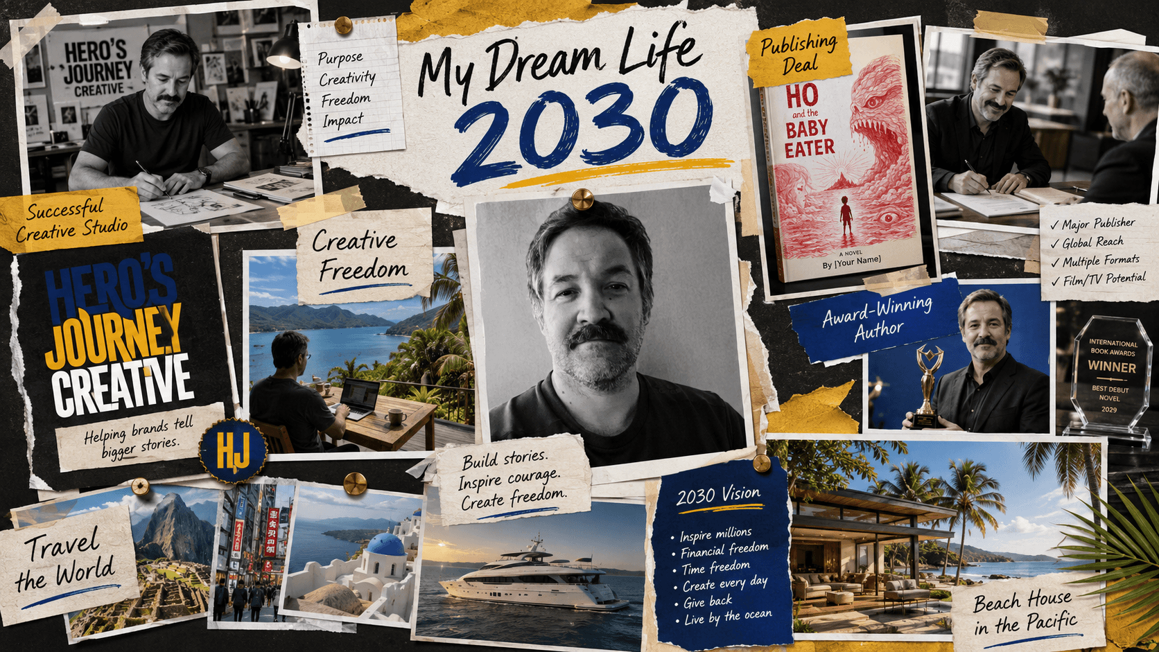 Future dream life vision board wallpaper